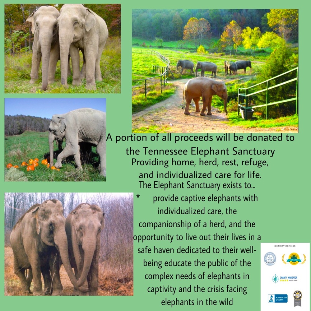 Elephant Lover Sales Proceeds to be Donated to Tennesse Elephant Sactuary